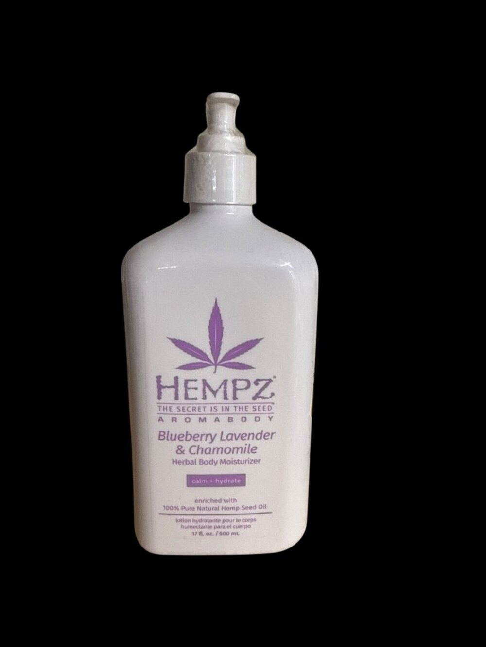 Blueberry Lavender & Chamomile Herbal Body Moisturizer Lotion 17 Fl oz New
